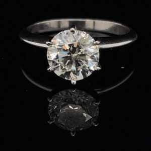 #ROD3017A 1.81ct. 14K White Gold Solitaire  Color K Clarity I