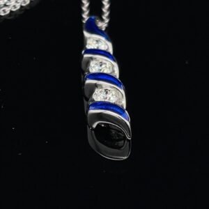 #Rod6174-Sell $1500 14K White Gold Martini Screw Back 0.94CTW Color H Clarity SI2