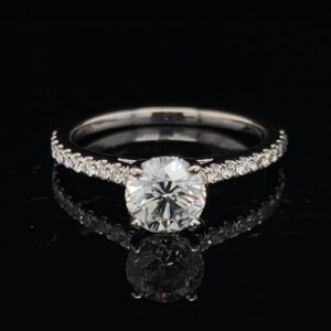 #Sept21-973600 1.01 Solitaire Round EGL USA 1.21CTW