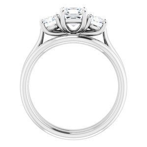 122105 14K White 5 mm Asscher Engagement Ring Mounting 1|122105 14K White 5 mm Asscher Engagement Ring Mounting 1|122105 14K White 5 mm Asscher Engagement Ring Mounting 1|122105 14K White 5 mm Asscher Engagement Ring Mounting 1
