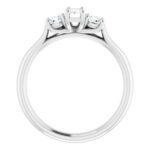 122105512 14K White 5x3 mm Emerald Engagement Ring Mounting 1|122105512 14K White 5x3 mm Emerald Engagement Ring Mounting 1|122105512 14K White 5x3 mm Emerald Engagement Ring Mounting 1