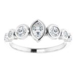 #124658 465 14K White 5x3 mm Marquise Engagement Ring Mounting|#124658 465 14K White 5x3 mm Marquise Engagement Ring Mounting|#124658 465 14K White 5x3 mm Marquise Engagement Ring Mounting