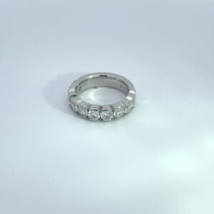 RODSTOCK AUG23 PLATINUM DIAMOND 2.00 CARAT TOTAL WEIGHT CLARITY G COLOR SI1 RING SIZE 5.25