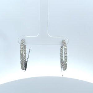 14K WHITE GOLD EARRINGS