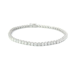 14KW DIAMOND TENNIS BRACELET 5.03 CTS LAB-GROWN