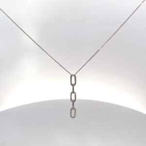 14K WHITE GOLD PENDANT