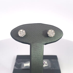 CLUSTER EARRINGS 2.00CTW CLUSTER 1486