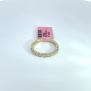 14K YELLOW GOLD DIAMOND BAND 0.50 CARAT TOTAL WEIGHT