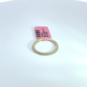 14K YELLOW GOLD DIAMOND BAND 0.25 CARAT TOTAL WEIGHT