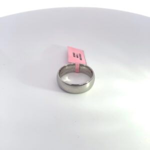 14K WHITE GOLD 1/2 ROUND COMFORT FIT