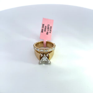 MEMO 3024 14K YELLOW GOLD 1.32 CARAT TOTAL WEIGHT COLOR H CLARITY VS2