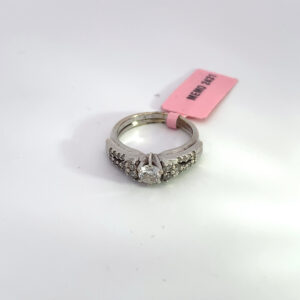 MEMO 2431 14K WHITE GOLD DIAMOND RING 0.80 CARAT TOTAL WEIGHT