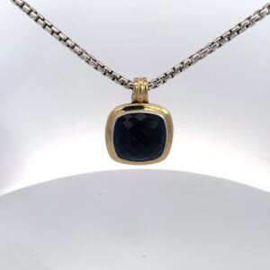 David Yurman Sterling Silver with Black Onyx